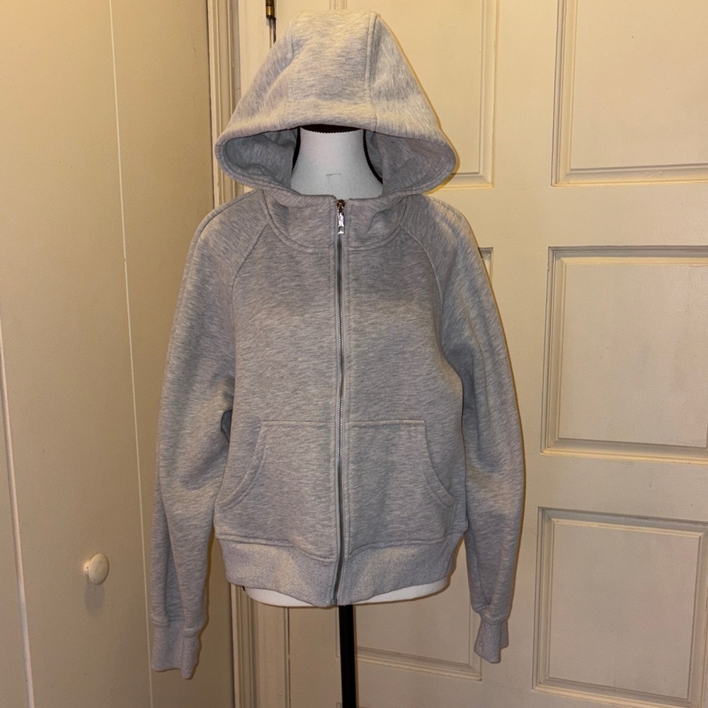 Cozy Gray Womens Hoodie Jacket